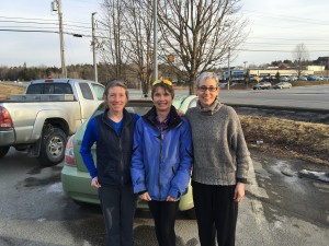 Beth Daut, Dot Martin, and Sue Hackney after 5 College Realtors 10 Miler